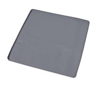 TOYZFRIENDY Dishwasher Drain Pan Silicone Drip Tray 60x60cm Gray Non-Slip Leak-Proof Floor Protector for Water Damage Prevention Under Washing Machine