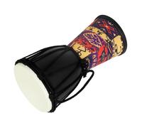 TOYZFRIENDY Djembe Drum Percussion Instrument for Children and Beginners, 4-inch Black Hand Drum Made with Pvc and Artificial Goatskin, Easy to Use, for Classroom Music Events and Stage