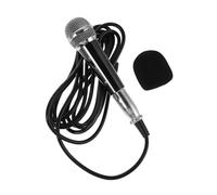 TOYZFRIENDY Dynamic Wired Handheld Microphone Full Metal Mini Vocal Mic for Karaoke Outdoor Speaker Compatible Portable Singing Mic for Live Streaming Home Use