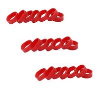 TOYZFRIENDY Elastic Rubber Band Ski Brake Retainer Rings High Stretch Rubber Ties for Bindings for Replacement and Sharing Wide Thick
