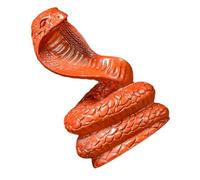 TOYZFRIENDY Elegant Wooden Snake Figurine for Chinese Year Feng Shui Decor Hand-carved Sandalwood Sculpture Symbolizing Wisdom and Prosperity for Home Office and Living Ornament