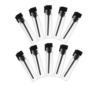 TOYZFRIENDY Essential Oil Sampler Bottles Mini Vials 10pcs 1ml Glass Fragrance Sample Containers Refillable Portable Tiny Travel Bottles for Teen Girls and Travel Use