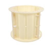 TOYZFRIENDY European Villa Roman Column Concrete Mold for DIY Casting Plastic Pillar Form with Vertical Stripes Timesaving Construction for Garden Patio and Decorative Edging