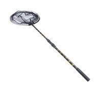 TOYZFRIENDY Extendable Aquarium Fish Net with Fine Mesh for Small Fish and Shrimp Nonslip Handle Telescopic Skimmer Net Pools and Hot Tubs for Gentle Catch and Release