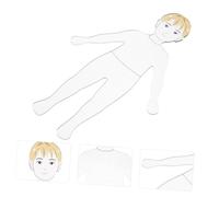 TOYZFRIENDY Fashion Drawing Ruler Female Figure Template for Clothing Design Lightweight Safe Sketch Tool for Tailors and Designers