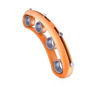 TOYZFRIENDY Finger Expander for Guitar and Musical Instruments Multifunctional Finger Stretching Tool for Ukulele Piano Bass and Saxophone Players Orange Portable Hand Grip Strengthener