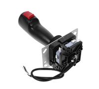 TOYZFRIENDY Flight Stick Joystick with Vibration and Micro Switch for Arcade Game Machines, Replacement Gaming Rocker Controller Accessory Compatible with Flight Simulators and Fighting Games