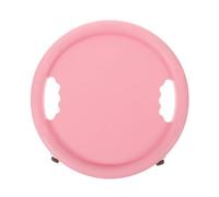 TOYZFRIENDY Four Wheel Abdominal Wheel Plate Fitness Equipment for Home and Gym Direction Core Trainer with Portable Design for Lower Strengthening and Muscle Stretching Peach Pink