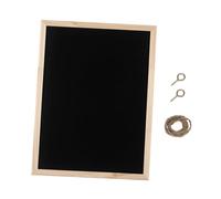 TOYZFRIENDY Framed Solid Wood Hanging Chalkboard Single Sided Blackboard for Wall Mounting Smooth Erasable Surface for Clear Messages Classic Design for Bars Events Kitchen Office Use