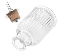 TOYZFRIENDY Glass Bitters Bottle with Detachable Stopper Cocktail Bar Bottle for Absinthe Bitter Essence Water Elegant Round Design for Home and Professional Mixology