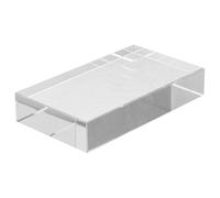 TOYZFRIENDY Glass Optical Prism Rectangular Light Prism for Physics Teaching Science Experiments for Photography and Window Crystals