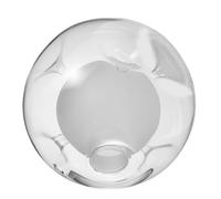 TOYZFRIENDY Globe Glass Lamp Shade Replacement with Concave Surfaces Heat Resistant Frosted and Clear Options Enhanced Light Diffusion for Living Bedroom Pendant Fixtures