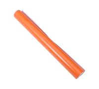 TOYZFRIENDY Glossy Orange PVC Car Sticker Film Air Bubble Vinyl Wrap for Motorcycle Car Laptop Self Adhesive with Stretch and Memory Function