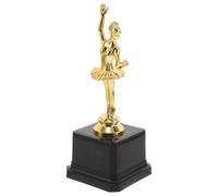 TOYZFRIENDY Gold Dance Competition Trophy Lightweight Plastic Award Cup Easy Handling 9.5" X 2.8" for Dance Awards Ceremony Participants and Students