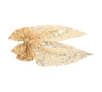 TOYZFRIENDY Gold Sequin Bow Hair Clip Large Sparkly Alligator Clip for Women and Teens Oversized Bowknot Hairpin with Luxurious Gold Finish Versatile Decorative Hair Accessory for Parties and
