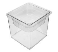 TOYZFRIENDY Goldfish Aquarium Fish Bowl Plastic 3-gallon Desktop Fish Tank with Cat Drinking Fountain for Home Office Reptile Breeding and Pet Water Supply