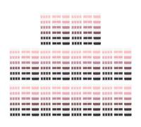 TOYZFRIENDY Gradient Page Markers Sticky Index Tabs Set - Large 60pcs, Medium 120pcs, Small 240pcs - Writable Double-Sided Self-Adhesive Index Dividers for Books, Planners, and File Annotation