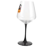 TOYZFRIENDY Halloween Pumpkin Wine Glass Transparent Glass Goblet Drinking Cup for Birthday Parties Weddings Family Gatherings Elegant Crystal Red Wine Goblet with Simple Design