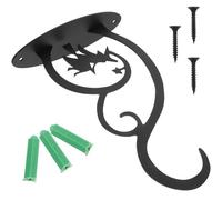 TOYZFRIENDY Halloween Witch Plant Hook Wall Mounted Hanging Bracket Iron Outdoor Garden Lantern Holder Plant Hanger for Flower Pots and Bird Feeders