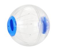 TOYZFRIENDY Hamster Exercising Ball Blue Running Roller for Squirrels and Small Pets Silent Anti-bite Plaything for Pet Exercise and Fun