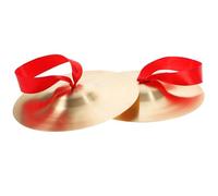 TOYZFRIENDY Hand Cymbals for Music Teaching Copper Finger Cymbals with Rope for Dance Belly Dancing Early Music Education and Interaction Random Color