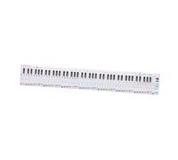 TOYZFRIENDY Hand-rolled Piano Keyboard Practice Paper for Beginners Note Chart with Fingering Guide Portable Simulation for Piano Learning and Skill Improvement