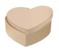 TOYZFRIENDY Heart-shaped Kraft Paper Box Presentation Storage for Candy Jewelry Cosmetics Small Wedding Bridal Shower Valentines