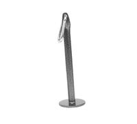 TOYZFRIENDY Heavy Duty Barbell Weight Plate Rack Stand with Comfortable Grip for Home Gym Fitness and Squat Training Dumbbell Holder with Secure Carabiner Snap Hook Stable Structure for Safe