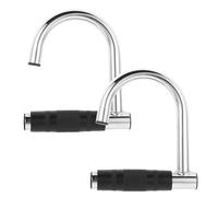 TOYZFRIENDY Heavy Duty Metal Pull Up Handles with Non-Slip Rubber Grip, Cable Drag Hook Workout Accessory for Home Fitness and Muscle Training, Gym Cable Machine and Weight Bench Attachment