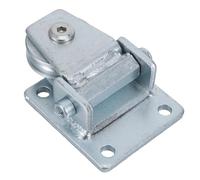 TOYZFRIENDY Heavy Duty Steel Wire Rope Pulley U-Shaped Silent Steering Wheel for Workshop Garage Ceiling and Wall Mount, Smooth Glide Metal Pulley for Lifting and Moving Rope Systems