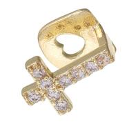 TOYZFRIENDY Hip Hop Tooth Grill with Zircon Cross Single Tooth Cap Stylish Gold for Men and Women Artistic Party Decoration Festival Cosplay Accessory Unique Rap Culture Style