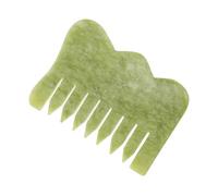 TOYZFRIENDY Jade Comb Massage Tool for Scalp Relaxation Lightweight Manual Massager Smooth Waves for Home Hair Care and Body Relaxation