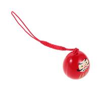 TOYZFRIENDY Japanese Dharma Bell Pendant Copper Water Sound Hanging Charm for Keys Bags Phone Case Vintage Style Clear Tone Luck Bell Accessory Easy to Hang Outdoor Decoration