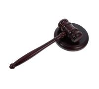 TOYZFRIENDY Judge Hammer Gavel with Base Portable S Role Play for Courtroom Auctioneer Lawyer Club President Compact Design