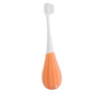TOYZFRIENDY Kids Toothbrush Soft Bristle Toddler Tooth Brush Single Pack Orange Ultra Soft Bristles for Ages 2-5 Suitable for Sensitive Gums and Baby Oral Care