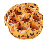 TOYZFRIENDY Large Capacity Egg Holder Bag with Canvas Pouches for Fresh Chicken Duck Goose Eggs Stylish Garden Accessory for Housewives and Farmers