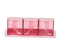 TOYZFRIENDY Large Capacity Storage Can with Compartments Easy Open Seasoning Container for Kitchen Picnic and Dining Practical Salt Storage Box for Convenient Cooking