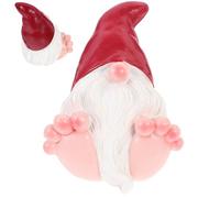 TOYZFRIENDY Large Feet Gnome Figurine Resin Dwarf Garden Decoration Funny Gnomes for Patio Lawn Micro Landscape Gift for Easter Christmas Home Decor