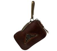 TOYZFRIENDY Leather Car Key Case Large Storage Space Portable Genuine Leather Car Key Holder with Smooth and Comfortable Finish for Everyday Use