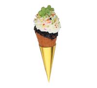 TOYZFRIENDY Lifelike PVC Ice Cream Cone Model Lightweight Dessert Display Prop for Photography Decoration Multipurpose Fake Ice Cream Simulation for Home Shop Showcase