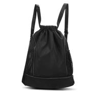 TOYZFRIENDY Lightweight Drawstring Sports Backpack with Dedicated Shoe Compartment Capacity Gym Bag for Basketball Swim Outdoor Fitness Unisex Design with Easy Access Closure
