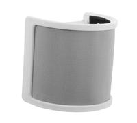 TOYZFRIENDY Metal Microphone Pop Filter Shield with Windscreen Cover for Handheld Mic Easy to Attach and Detach Compatible with Various Mics for Vocal Recording Streaming and Podcasting