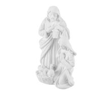 TOYZFRIENDY Mexican Resin Jesus Family Figurine for Home Decor, 3pcs Family Sculpture Ornament for Living Room and Holiday Festival Decoration