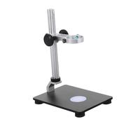 TOYZFRIENDY Microscope Lifting Holder Industrial Camera Stand with Adjustable Height and Built Light Source Heavy-duty Shockproof Desktop Bracket for Stable Precision Observation Inner