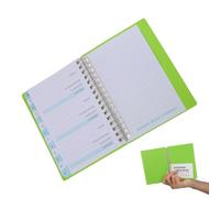 TOYZFRIENDY Mini Password Keeper Book with Alphabet Tabs Spiral Bound Refillable Address Book for Seniors Compact Portable Organizer for Website Logins and Internet Accounts