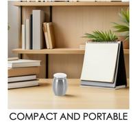 TOYZFRIENDY Mini Urn for Human Ashes Small Pet Cremation Keepsake Holder Compact Memorial Container Engravable Blank for Home Outdoor Use