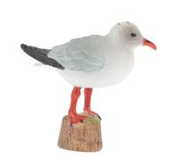 TOYZFRIENDY Miniature Seagull Statue for Home and Car Decor Nautical Beach Craft Sculpture with Fine Detail Seagull Bird Figure for Shelf Table and Garden Accent Charming Coastal Ornament