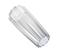 TOYZFRIENDY Modern Glass Flower Vase Vertical Stripe Design Decorative Ornament for Living Home Office Chic Smooth Open Mouth Handmade Polished Glass Container Elegant Floral Planter Pot for