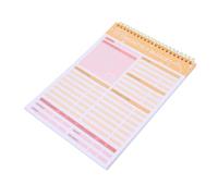 TOYZFRIENDY Monthly Budget Planner Notebook with Coil Binding for Financial Management Smooth Writing Paper Portable Small Organizer for Office School Travel Undated DIY Sections Financial
