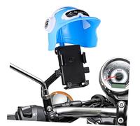 TOYZFRIENDY Motorcycle Phone Mount Bike Phone Holder for Rear Mirror Rotatable Anti-Shake Touch Screen Compatible with Iphone Smartphone Riders Outdoor Navigation Use